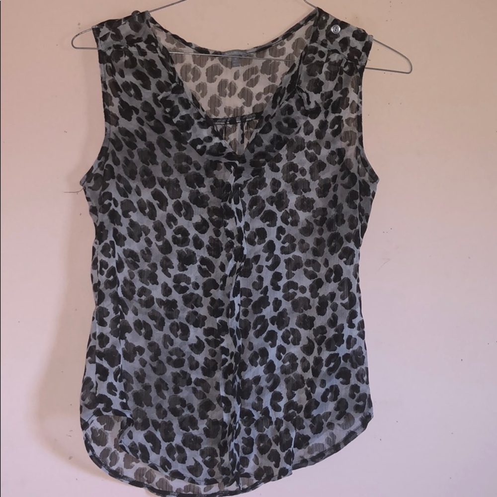 Cheetah print tank